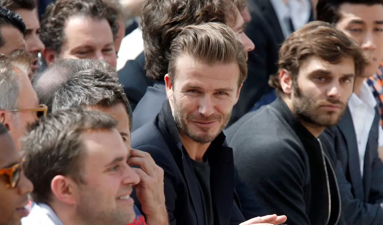 David Beckham, ex futbolista inglés 