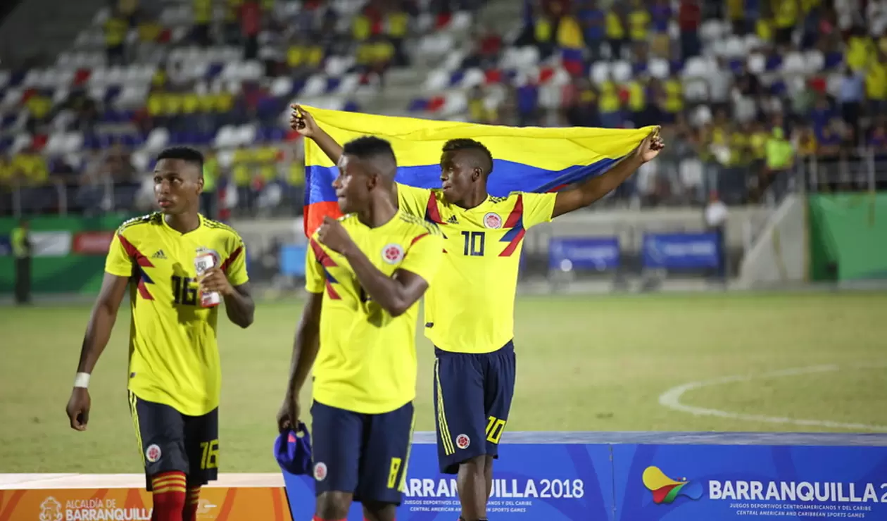 Selección Colombia Sub 21 en los Centroamerianos de Barranquilla 2018