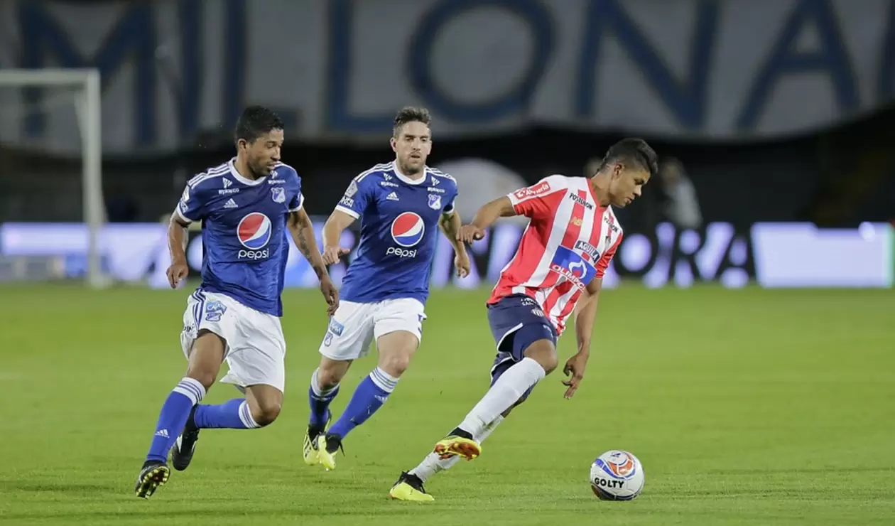 Millonarios vs Junior en la Liga Águila 2018-II