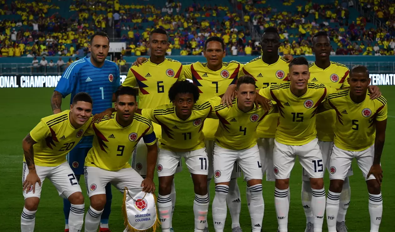 Selección Colombia en la última Fecha FIFA
