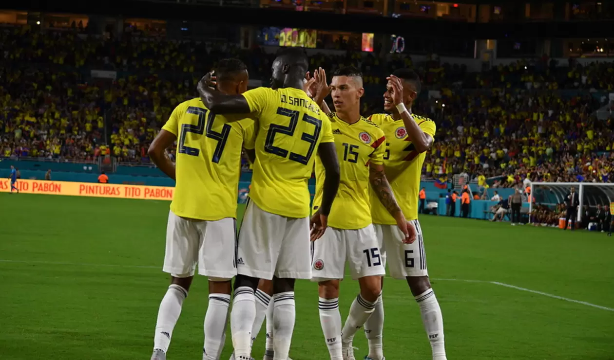 Selección Colombia en los amistosos de la fecha FIFA