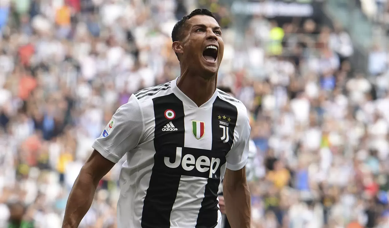 Cristiano Ronaldo marcó su primer gol con la Juventus
