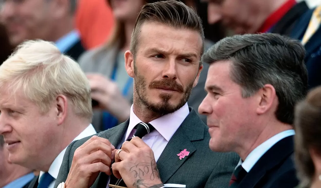 David Beckham, ex futbolista inglés 