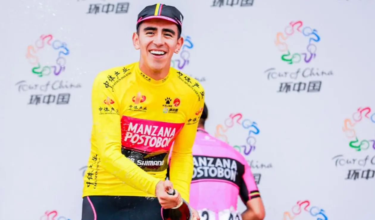 Juan Sebastián Molano se coronó campeón del Tour de China
