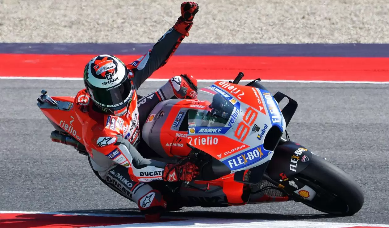 Jorge Lorenzo consiguió la 'pole' del Gran Premio de Aragón de MotoGP