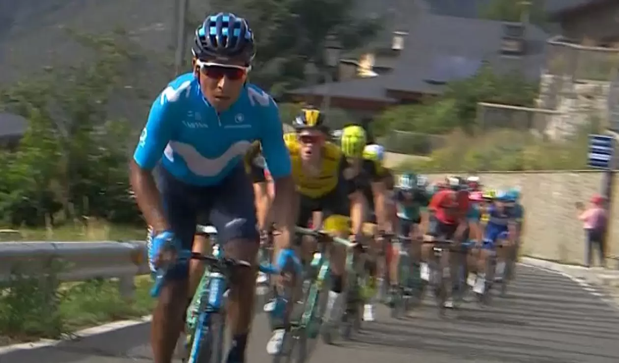 Nairo atacó en la penúltima etapa de montaña de la Vuelta 2018