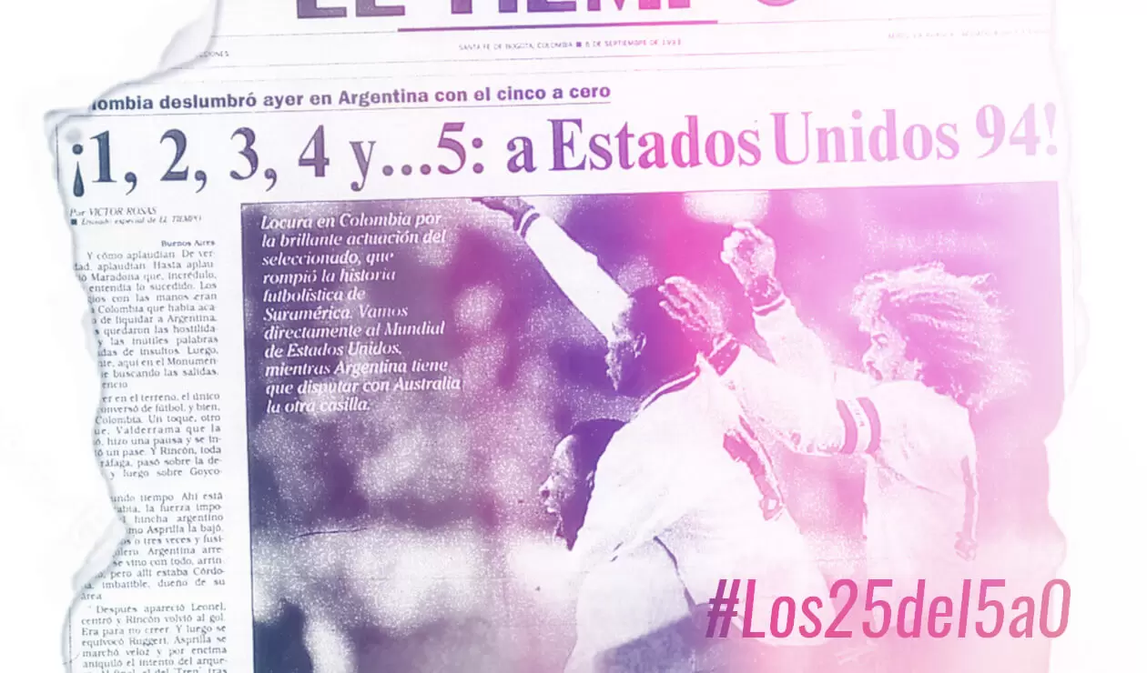 Los principales periódicos destacaron la euforia tras el 5-0 de Colombia ante Argentina