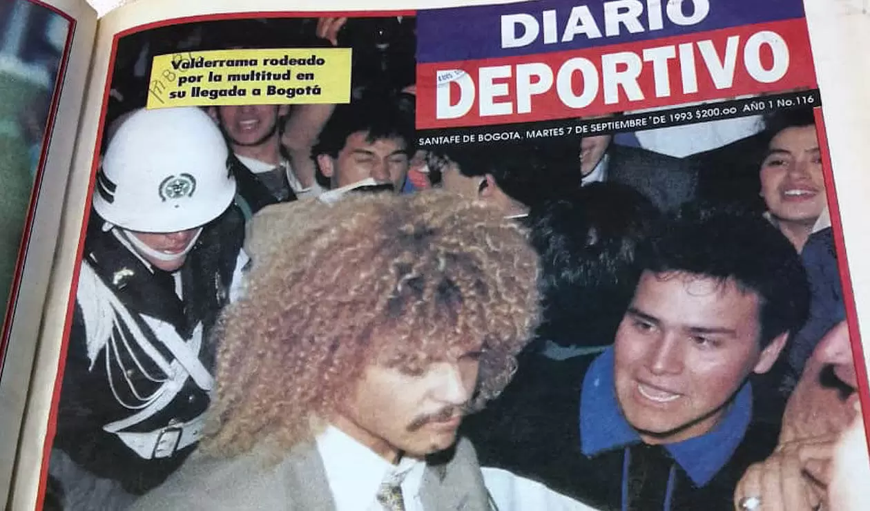 Portada del Diario Deportivo el 7 de septiembre de 1993  