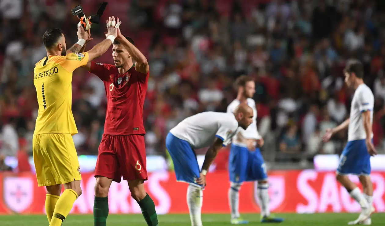 Portugal derrotó (1-0) a Italia en la Liga de Naciones 