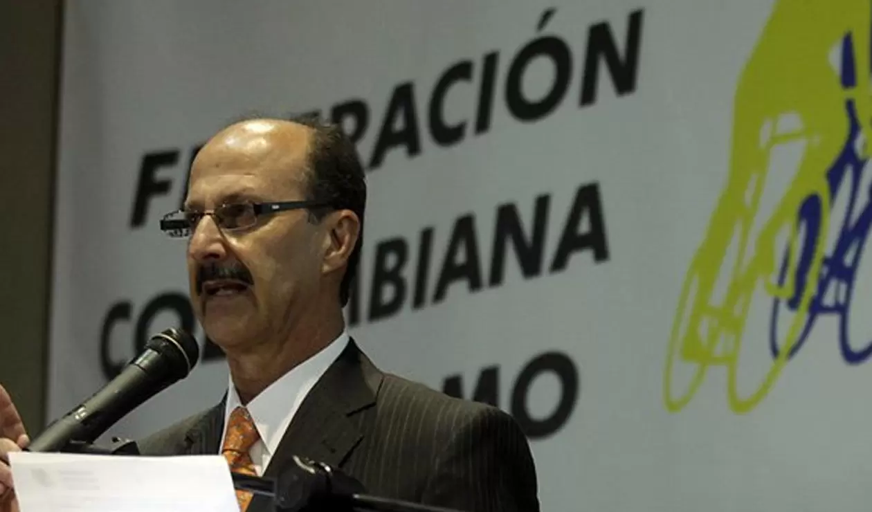 Jorge Ovidio González, presidente de la Fedeciclismo