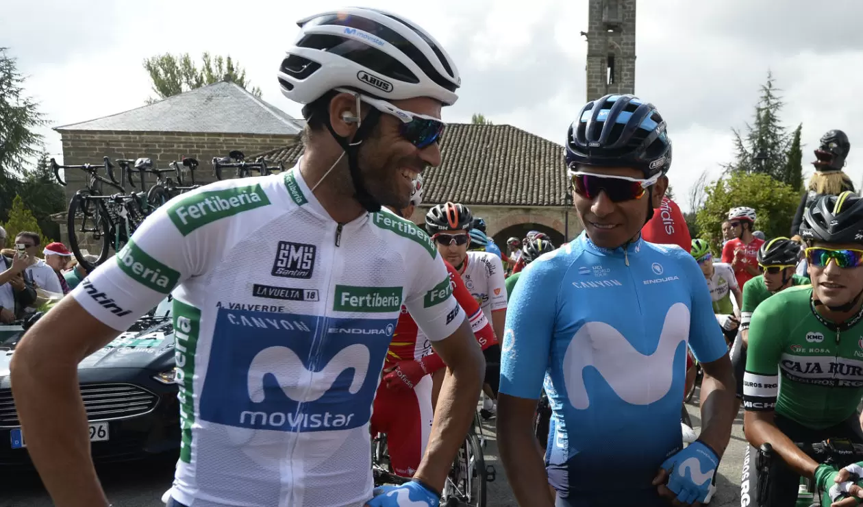 Alejandro Valverde y Nairo Quintana