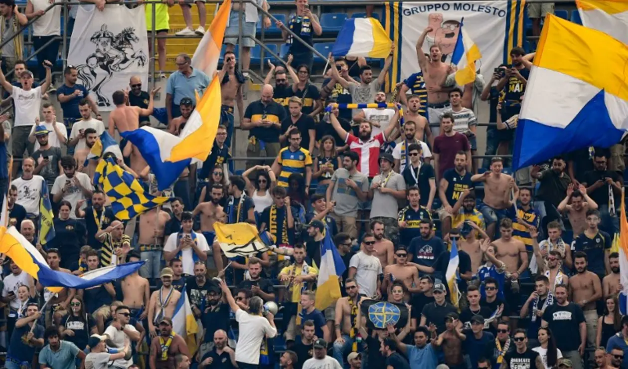 Hinchas del Parma de Italia