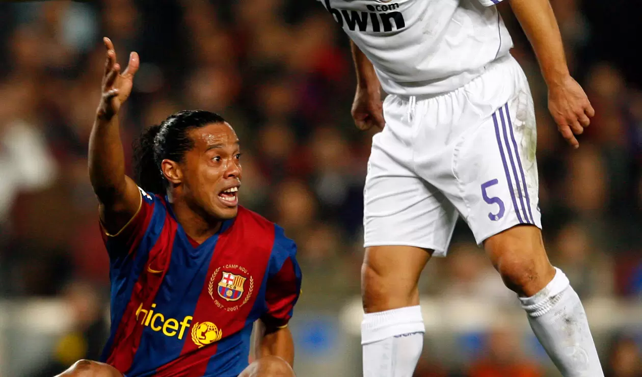 La temporada 2007-2008 sería la última de Ronaldinho como jugador del Barcelona