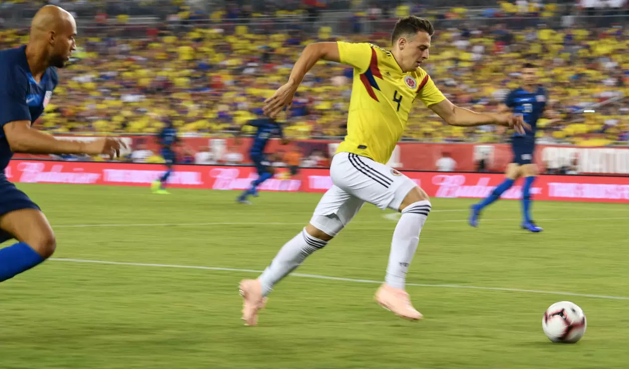 Santiago Arias, uno de los jugadores destacados de Colombia ante Estados Unidos