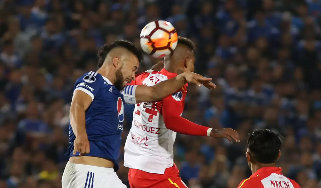Millonarios y Santa Fe llegaron al partido de vuelta, tras haber perdido en la Liga· Copa Sudamericana 2018   