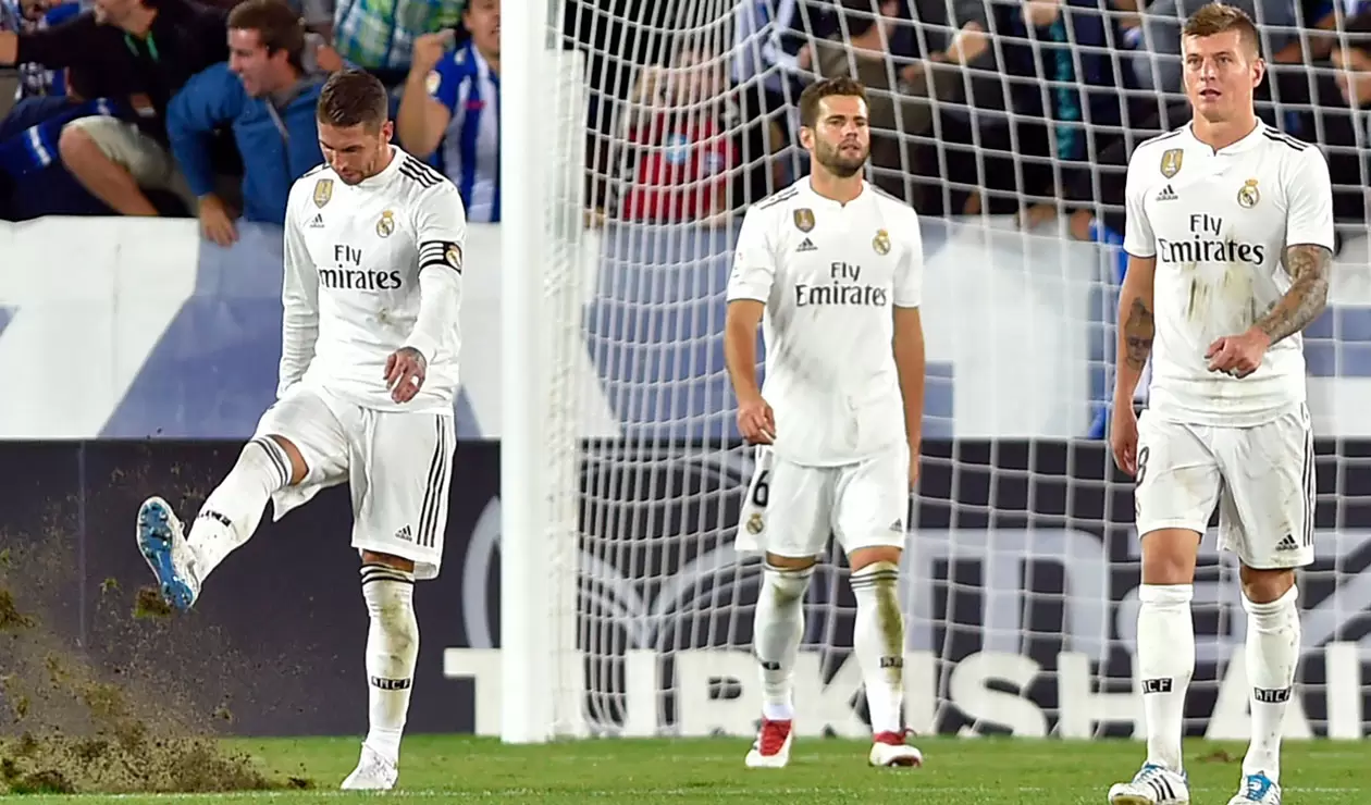 Real Madrid, equipo que suma dos derrotas consecutivas, contanto Liga y Champions