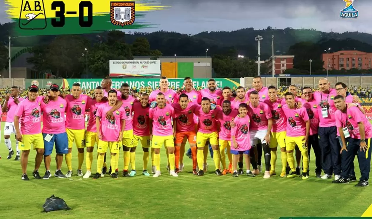 Atlético Bucaramanga contra el cáncer de seno