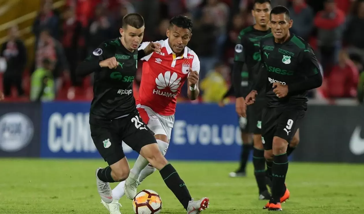 Santa Fe vs Deportivo Cali en la Copa Sudamericana