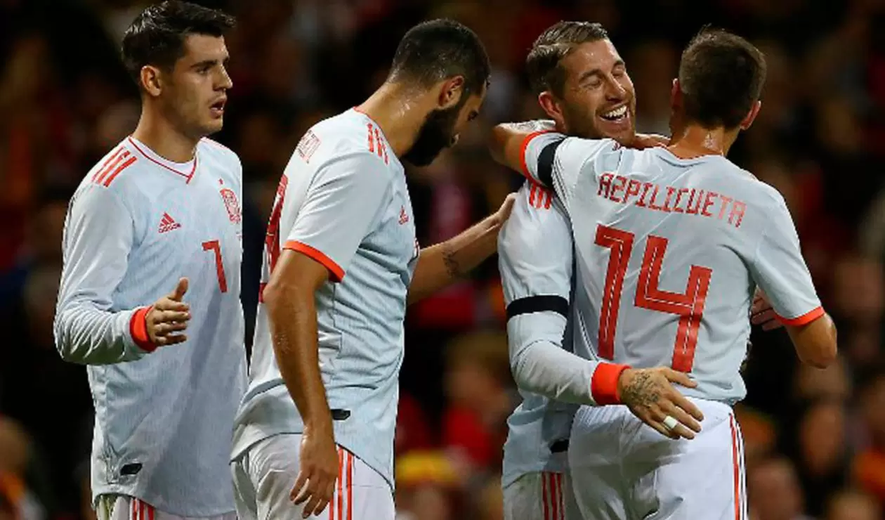 España venció a Gales en el partido amistoso por 4-1