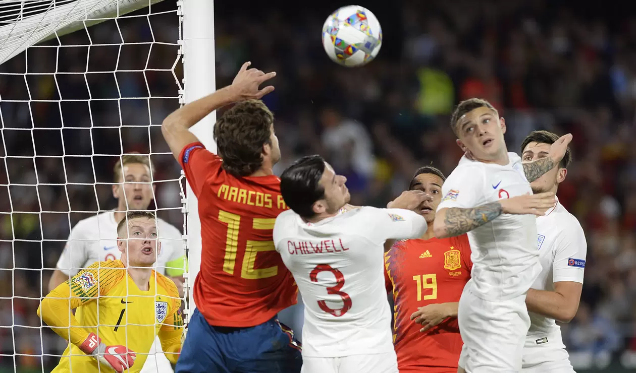 España pierde ante Inglaterra