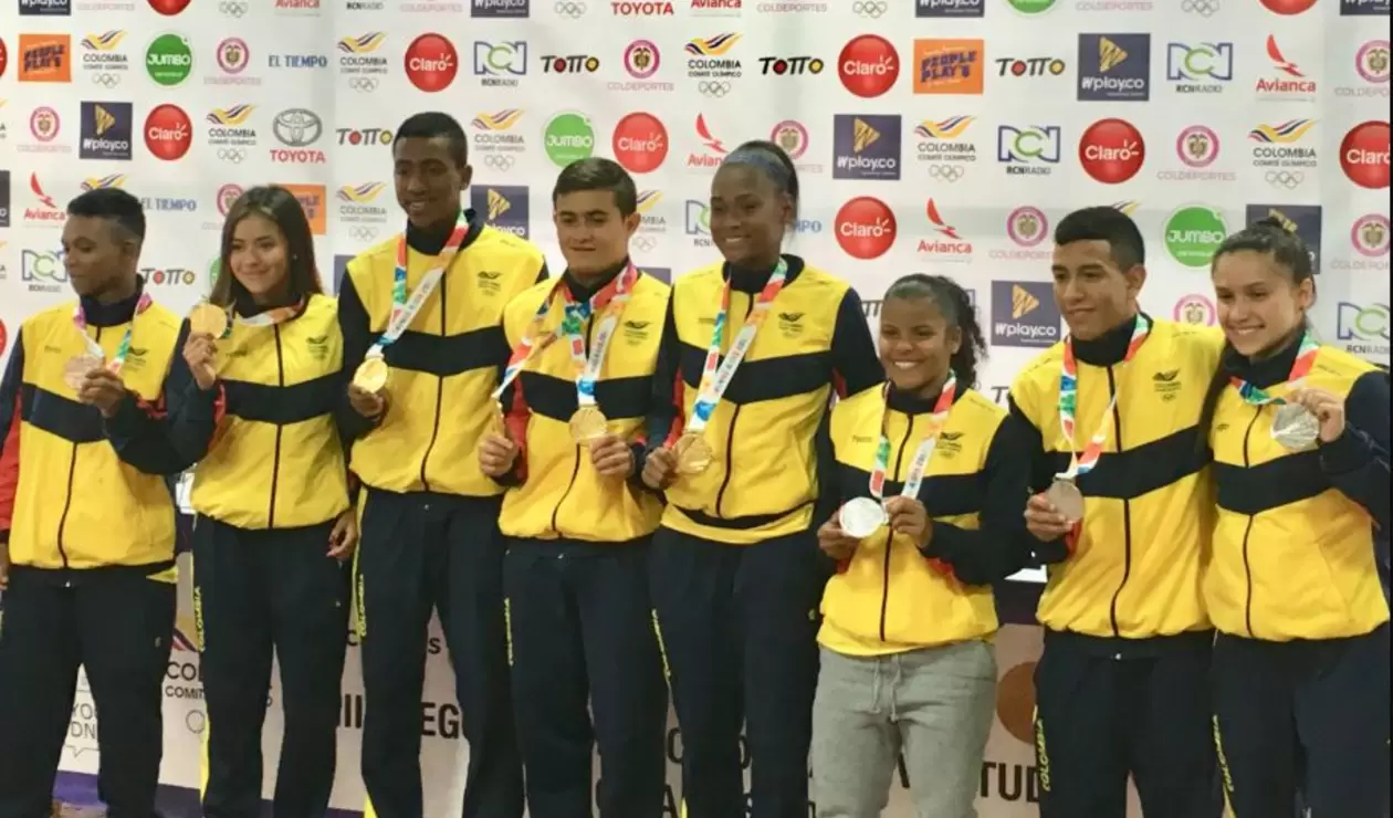 Medallistas colombianos en los Juegos de la Juventud