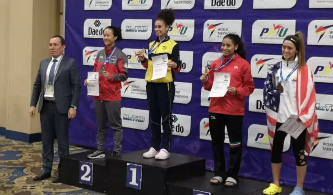 Andrea Ramírez, oro en la en la President's Cup de Taekwondo 