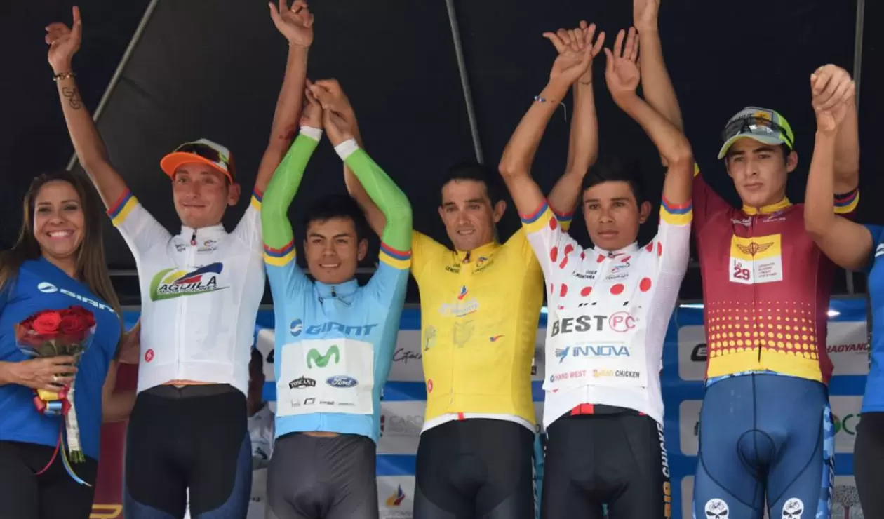 George Tibaquirá ganó etapa de la Vuelta al Ecuador