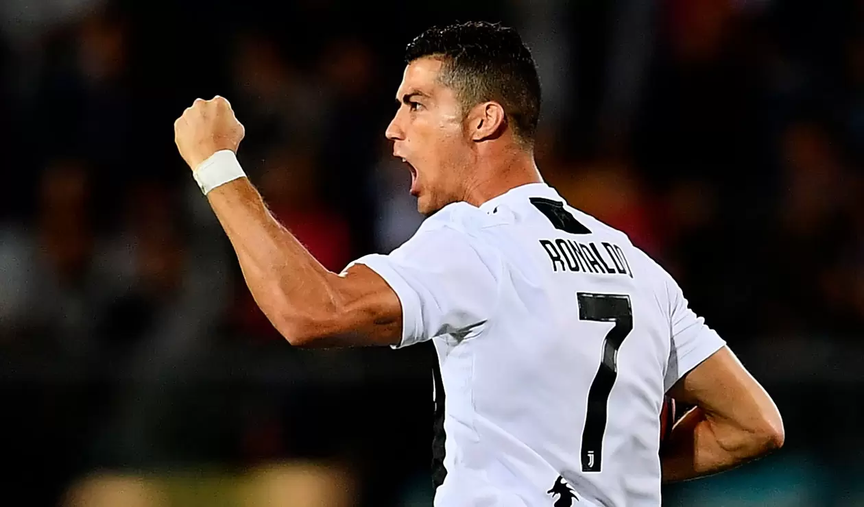 Cristiano Ronaldo celebra su doblete ante Empoli