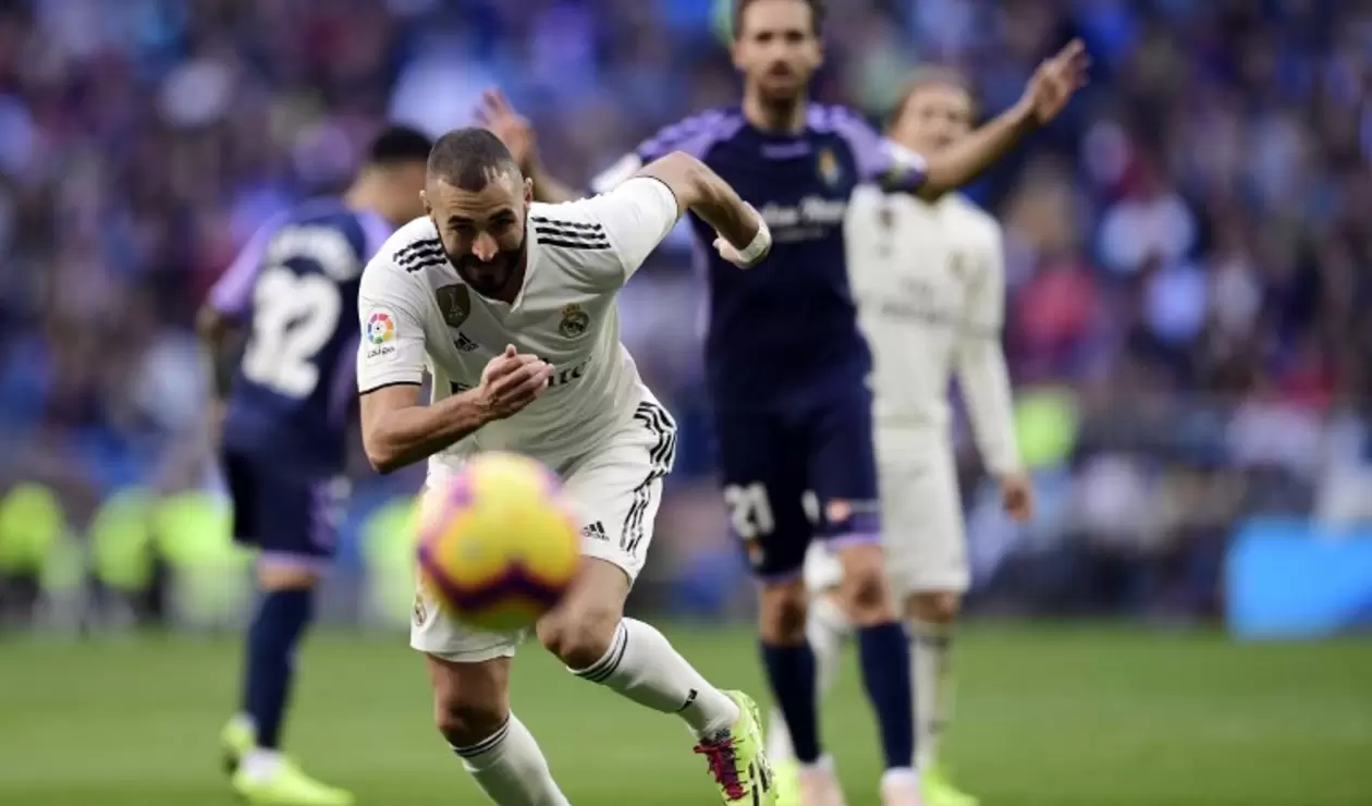 Real Madrid salió entre silbidos al final del primer tiempo en el partido ante Valladolid