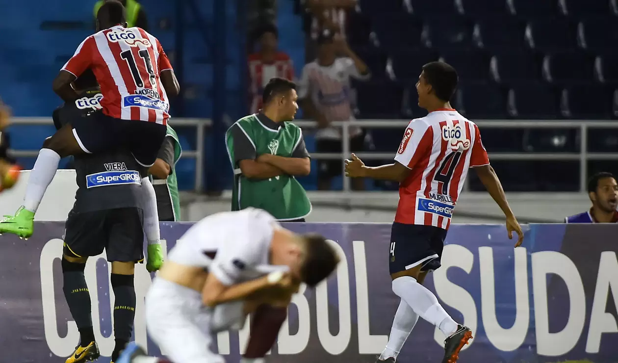 Junior eliminó a Colón en la Copa Sudamericana.