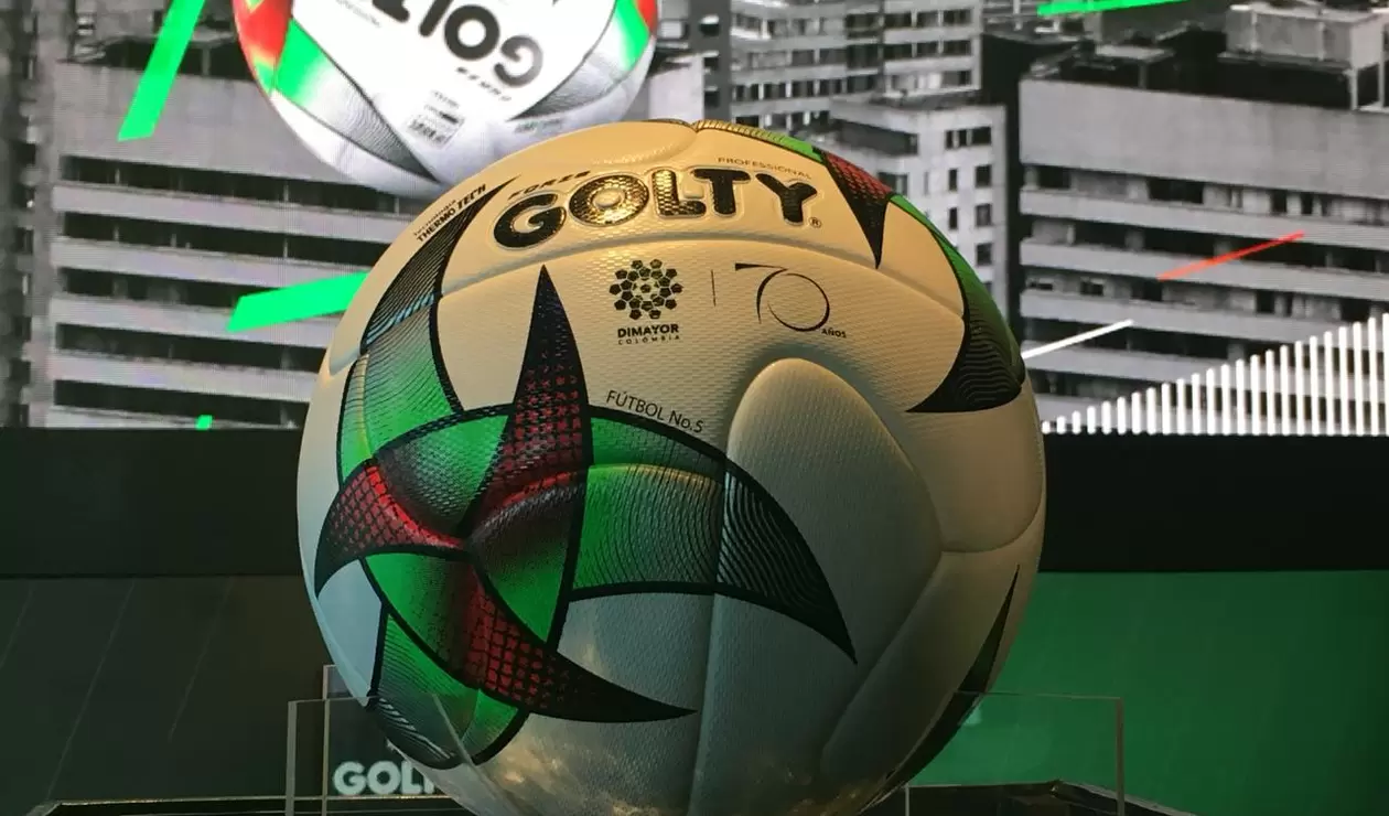 Golty presentó el balón con el que se jugará la Liga, el Torneo y la Copa Águila del 2019
