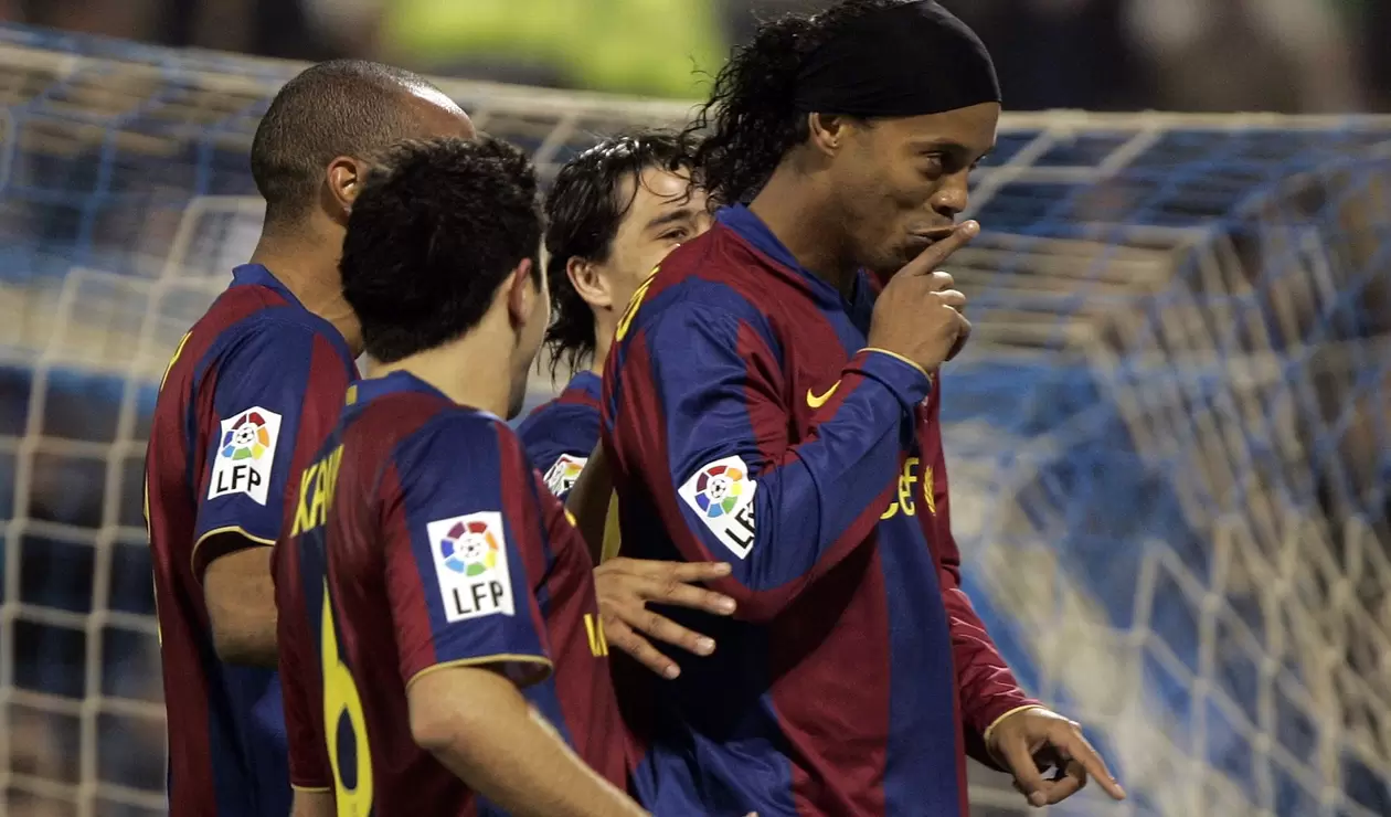 Ronaldinho en el Barcelona
