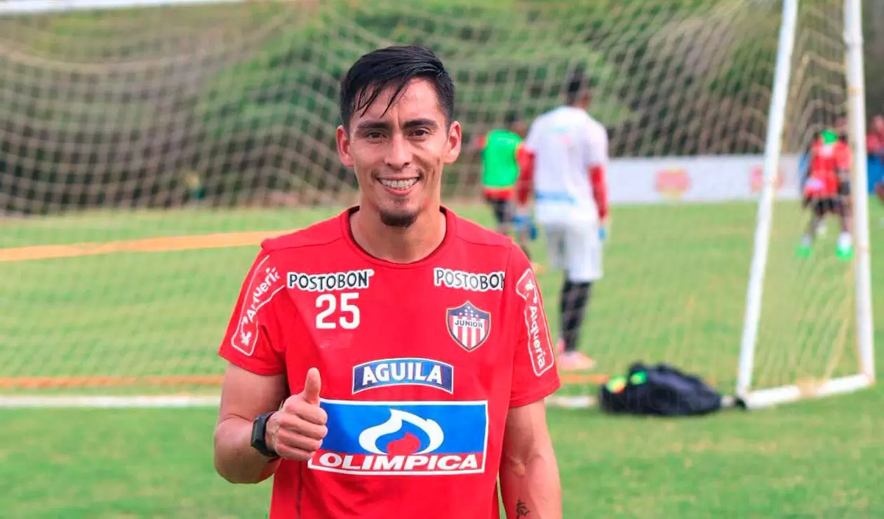 Fabián Sambueza, jugador con pocos minutos en el Junior de Barranquilla