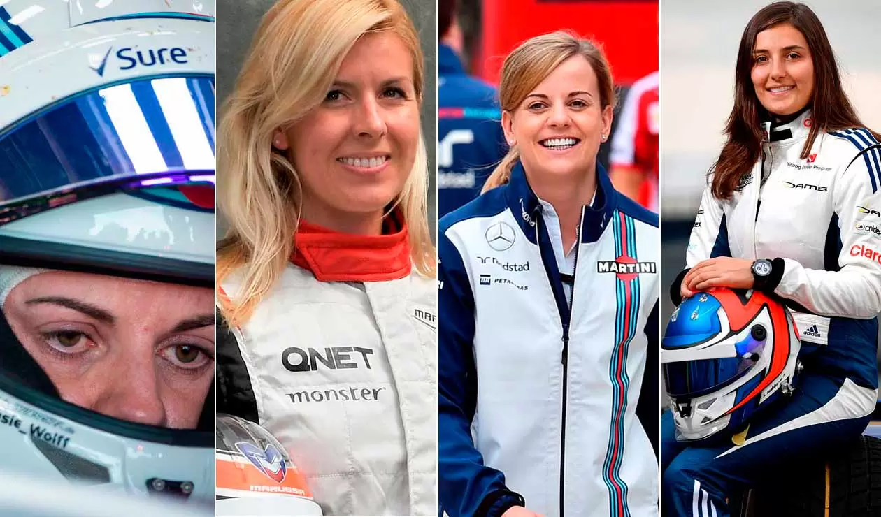 Solo diez mujeres pilotos han manejado un auto de Fórmula 1