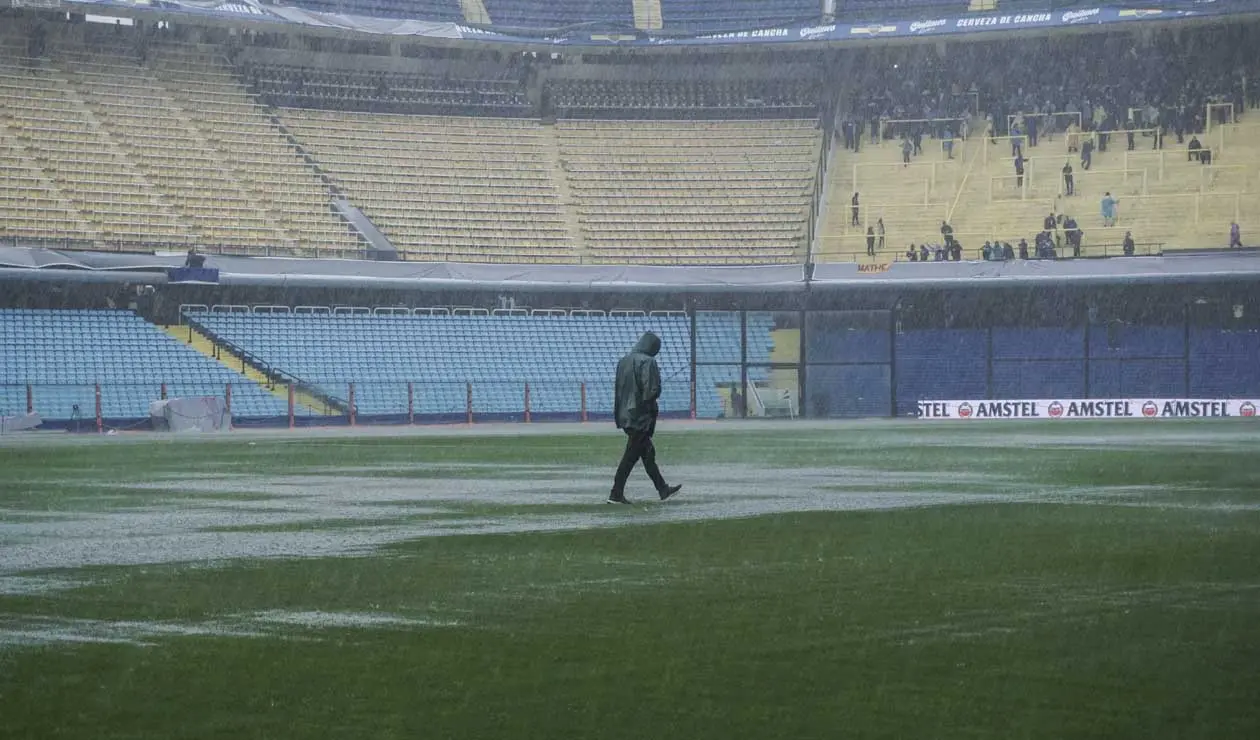 Cancha de La Bombonera antes del Boca - River, final de la Libertadores