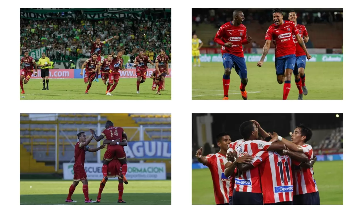Semifinalistas Liga Águila 2018 - 2