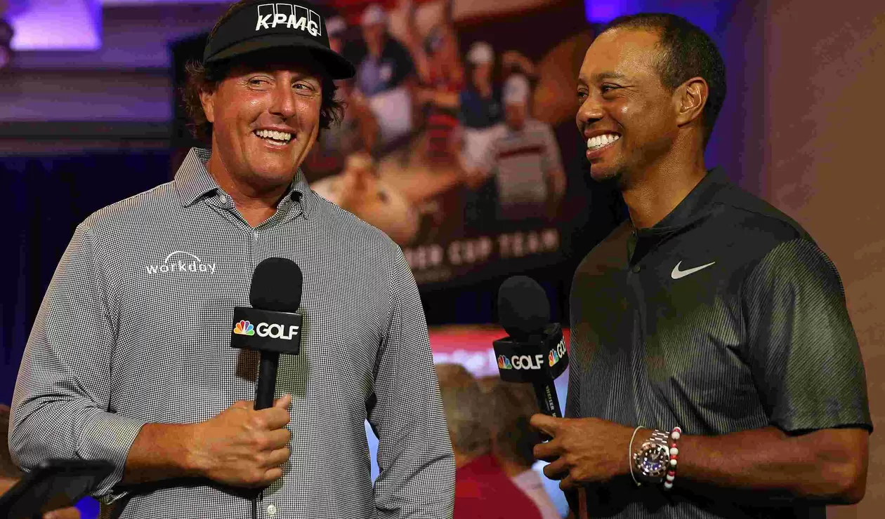 Tiger Woods y Phil Mickelson anuncian su match en Las Vegas