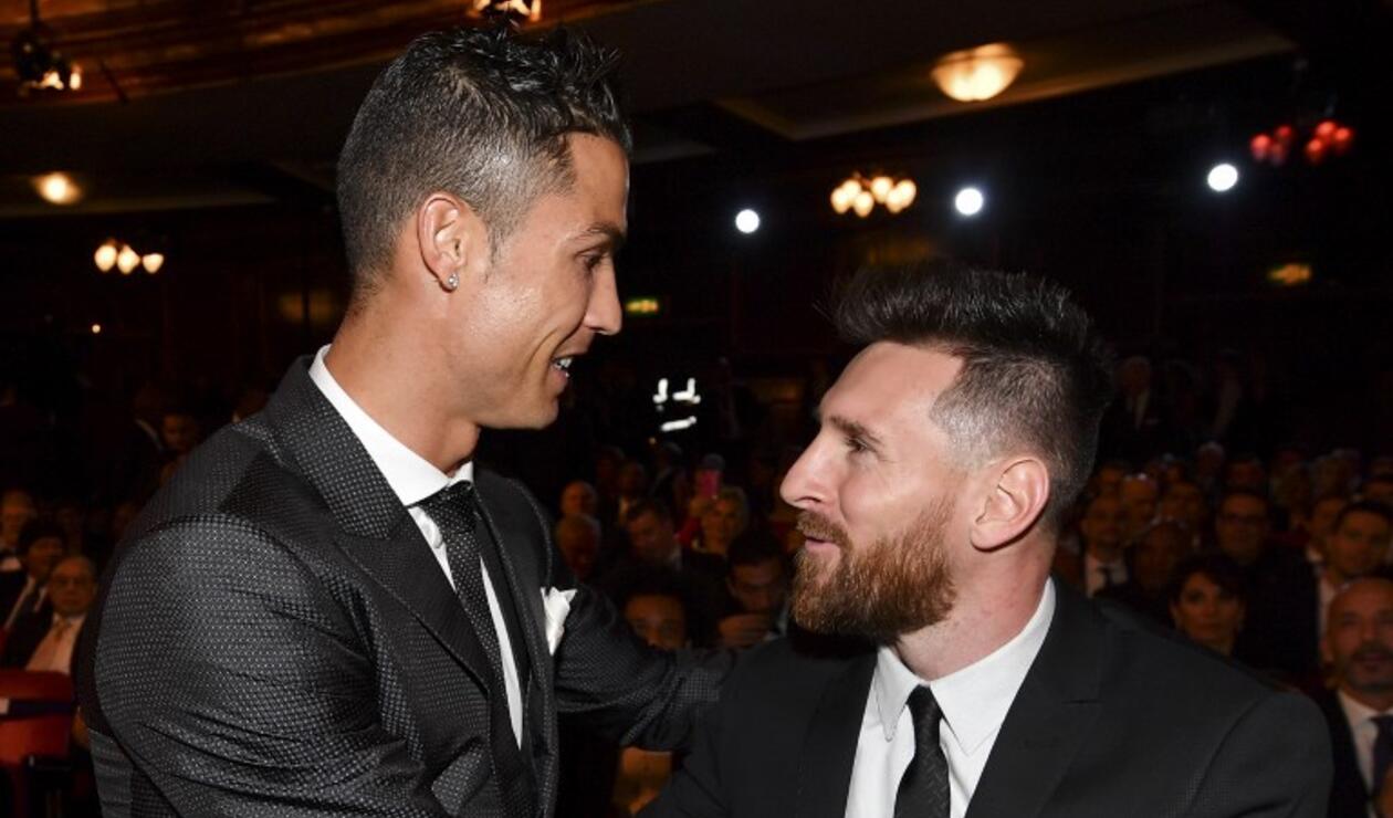Cristiano Ronaldo y Leo Messi en una gala del Balón de Oro