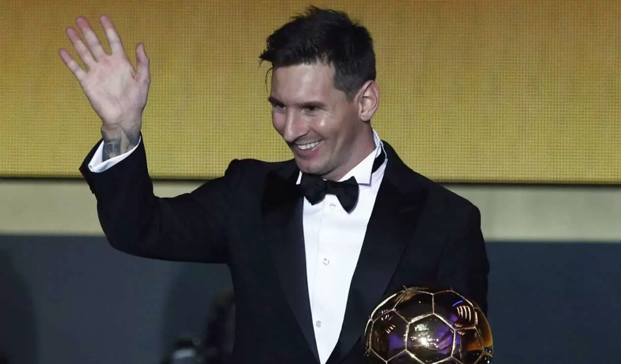 Messi lleva 5 Balones de Oro en su carrera