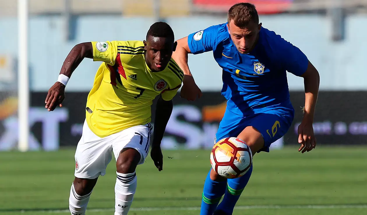 Colombia y Brasil empataron 0-0 en la fase de grupos del Sudamericano sub-20