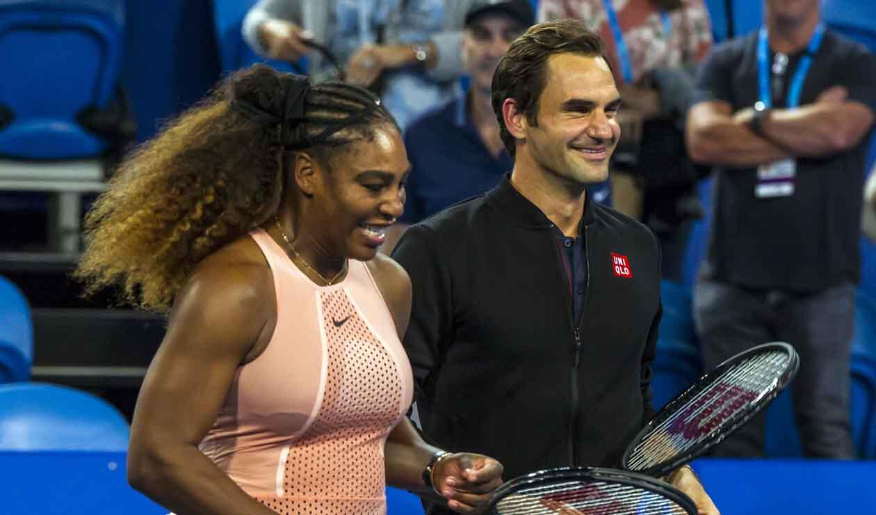 Serena Williams y Roger Federer