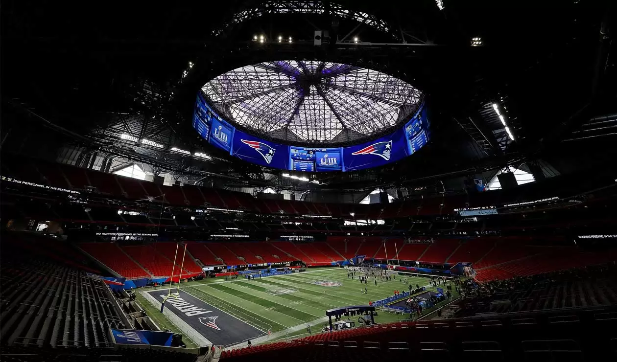 Rams y Patriots se verán las caras en el Mercedes Benz Stadium