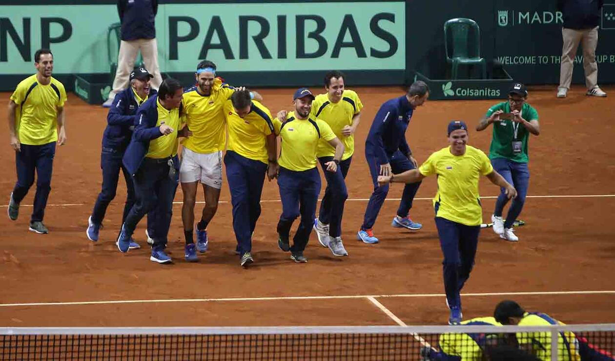 Colombia estará en la fase final de la Copa Davis