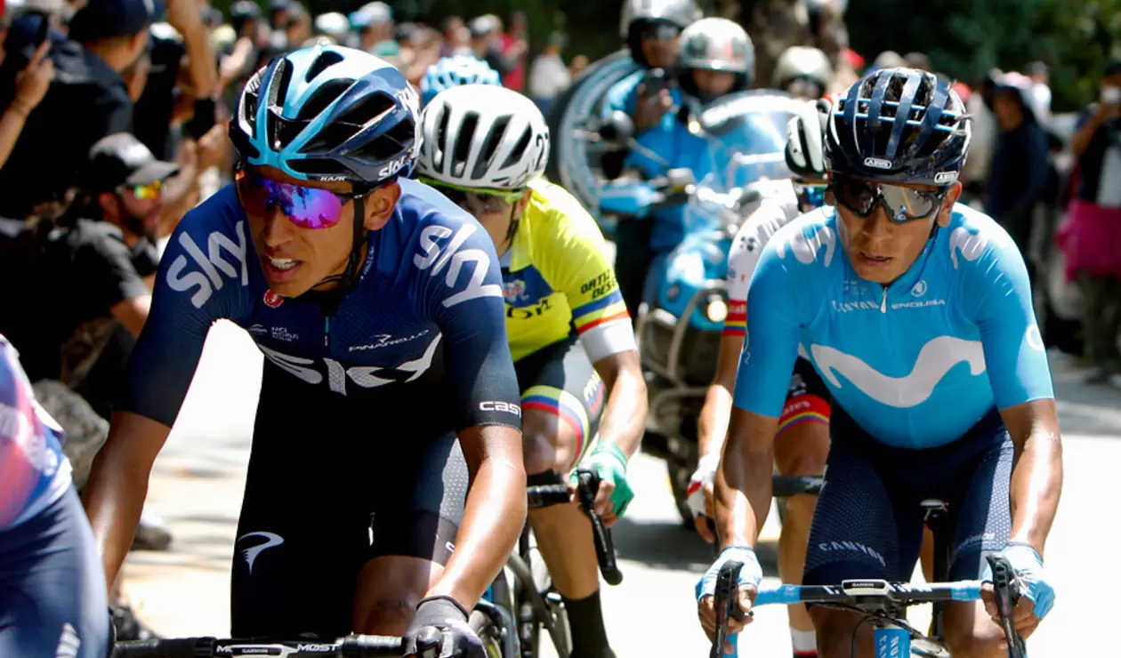 Nairo Quintana y Egan Bernal conservan posibilidades de imponerse en la carrera. 