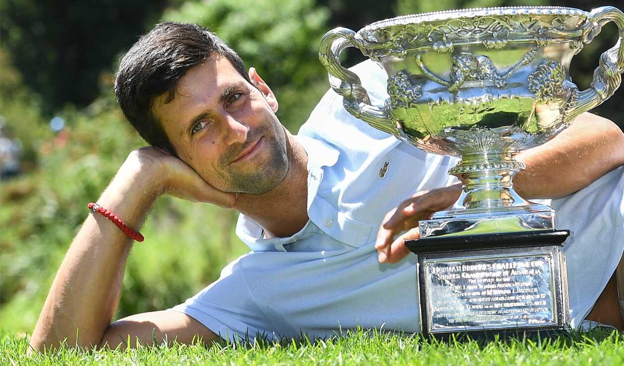 Novak Djokovic, ganador del último Abierto de Australia