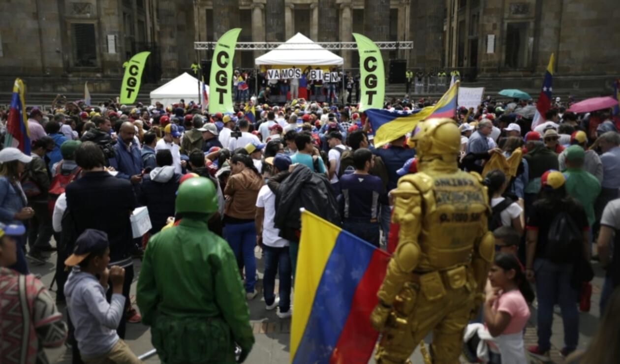 Marcha de Venezolanos en Bogotá