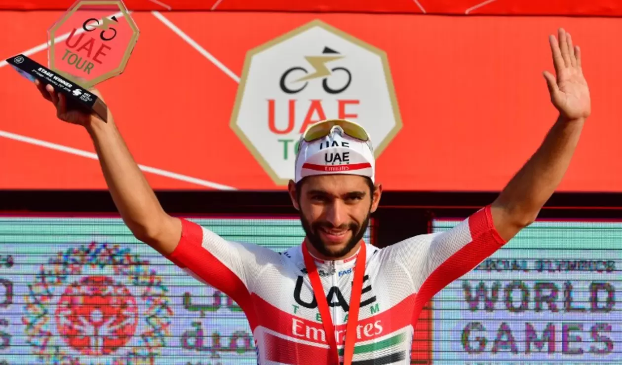 Fernando Gaviria, ciclista del Team Emirates