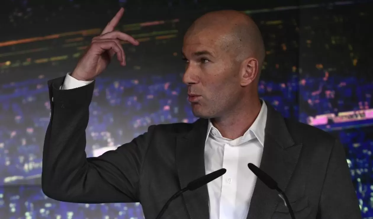 Zinedine Zidane, técnico francés