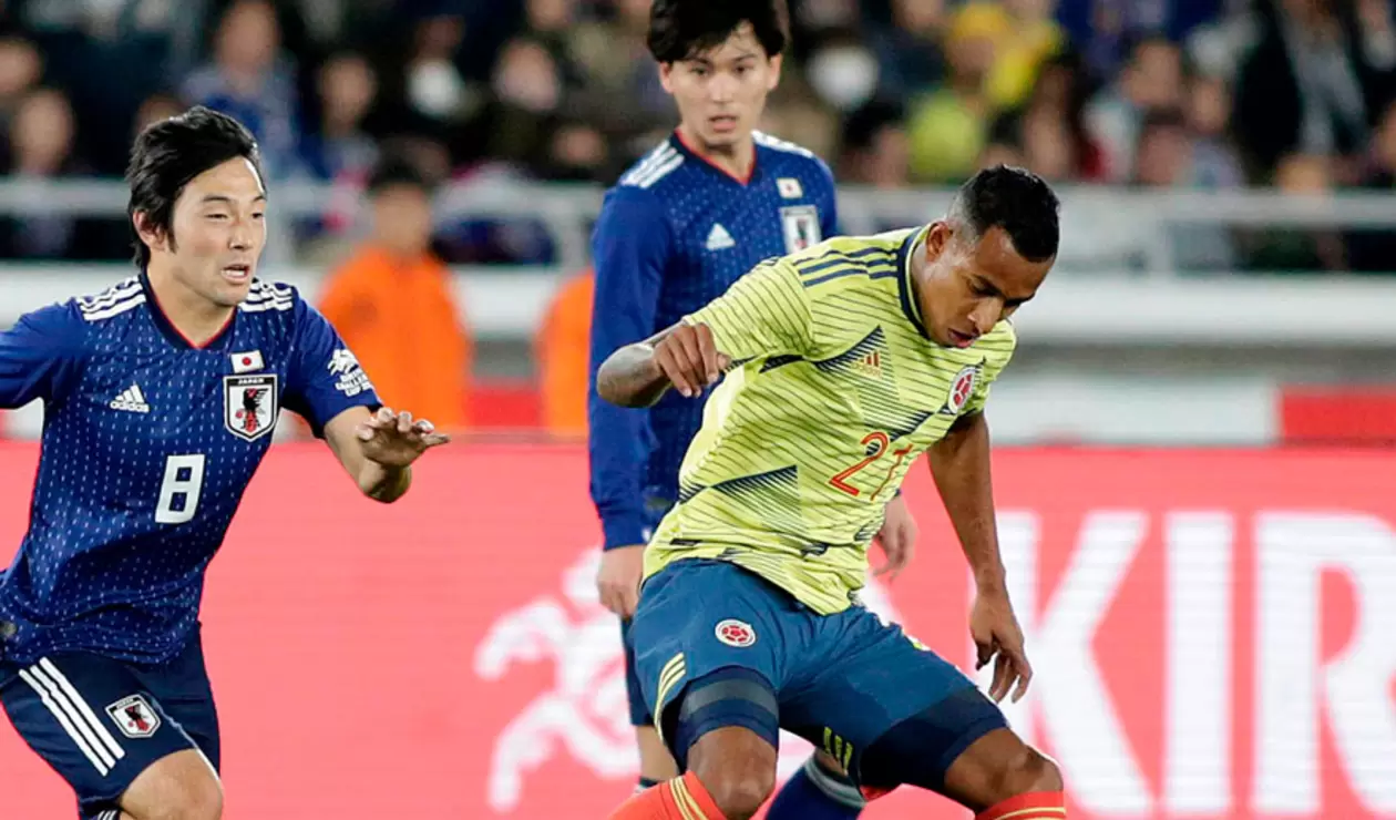 Sebastián Villa, una de las novedades en la titular de Colombia ante Japón. 