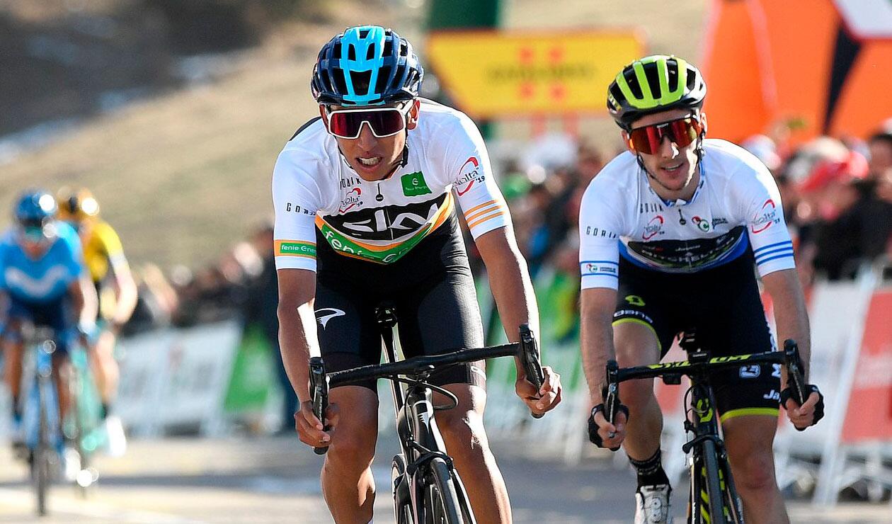 Egan Bernal durante una de las etapas de la Vuelta a Cataluña 